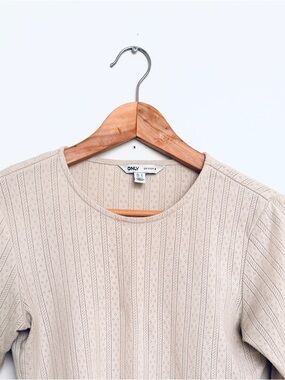 ONLY Beige Long Sleeve Tee